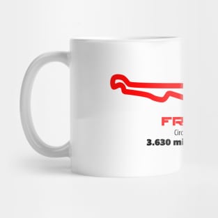 French Track Graphic Design Mug